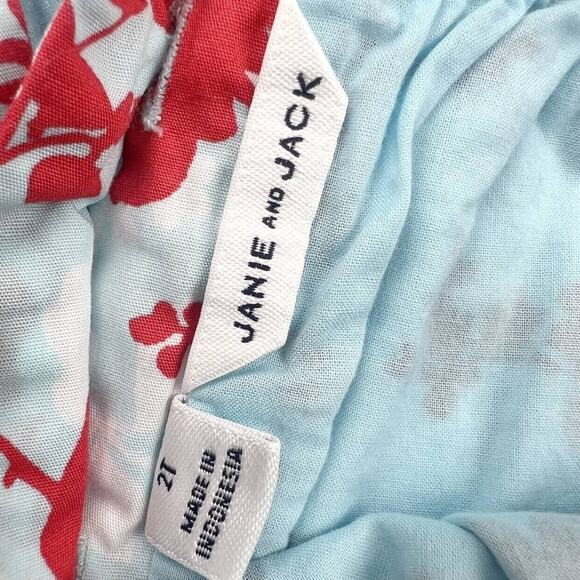 Janie and Jack Floral Cold Shoulder Romper - Picture 4 of 6